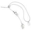 Ariana Grande X Swarovski – krystalový náhrdelník s perlou, kulatý brus, bílý, pokovený rhodiem