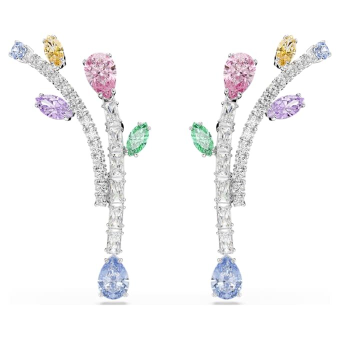 Ariana Grande X Swarovski náušnice s různými briliantovými výbrusy, vícebarevné, pokovené rhodiem Ariana Grande X Swarovski náušnice s různými briliantovými výbrusy, vícebarevné, pokovené rhodiem