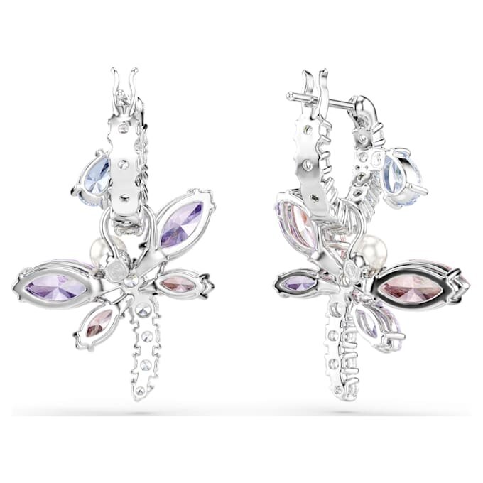 Ariana Grande X Swarovski Náušnice s různými briliantovými výbrusy, vážky, vícebarevné, pokovené rhodiem Ariana Grande X Swarovski Náušnice s různými briliantovými výbrusy, vážky, vícebarevné, pokovené rhodiem