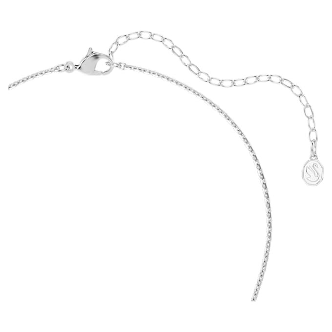 Ariana Grande X Swarovski – sada s křišťálovými perličkami, kulatý brus, květina, bílá, rhodiovaná Ariana Grande X Swarovski – sada s křišťálovými perličkami, kulatý brus, květina, bílá, rhodiovaná