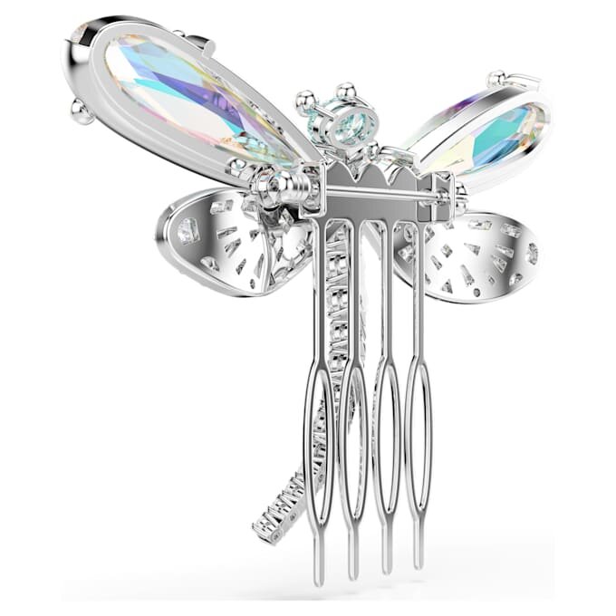 Brož a vlasový doplněk Ariana Grande X Swarovski – křišťálová perla, různé briliantové výbrusy, vážka, bílá, rhodiovaná Brož a vlasový doplněk Ariana Grande X Swarovski – křišťálová perla, různé briliantové výbrusy, vážka, bílá, rhodiovaná