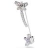 Brož Ariana Grande x Swarovski s různými briliantovými výbrusy, vážka, vícebarevná, pokovená rhodiem