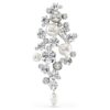 Brož Constella Crystal Pearl, kulatý brus, bílá, pokovená rhodiem Brož Constella Crystal Pearl, kulatý brus, bílá, pokovená rhodiem