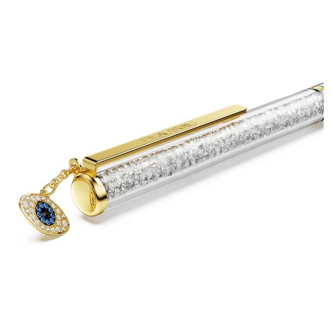 Crystalline kuličkové pero Evil Eye, zlatý odstín, povrchová úprava z kombinace kovů Crystalline kuličkové pero Evil Eye, zlatý odstín, povrchová úprava z kombinace kovů