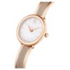 Crystalline náramkové hodinky Swiss Made, kovový náramek, béžové, povrchová úprava v odstínu růžového zlata Crystalline náramkové hodinky Swiss Made, kovový náramek, béžové, povrchová úprava v odstínu růžového zlata