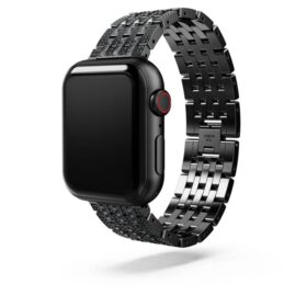 Řemínek Princess pro Apple Watch® 40 mm a 41 mm, černý, černá povrchová úprava Řemínek Princess pro Apple Watch® 40 mm a 41 mm, černý, černá povrchová úprava