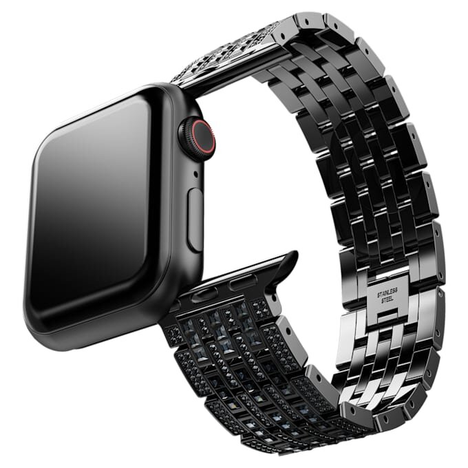 Řemínek Princess pro Apple Watch® 40 mm a 41 mm, černý, černá povrchová úprava Řemínek Princess pro Apple Watch® 40 mm a 41 mm, černý, černá povrchová úprava