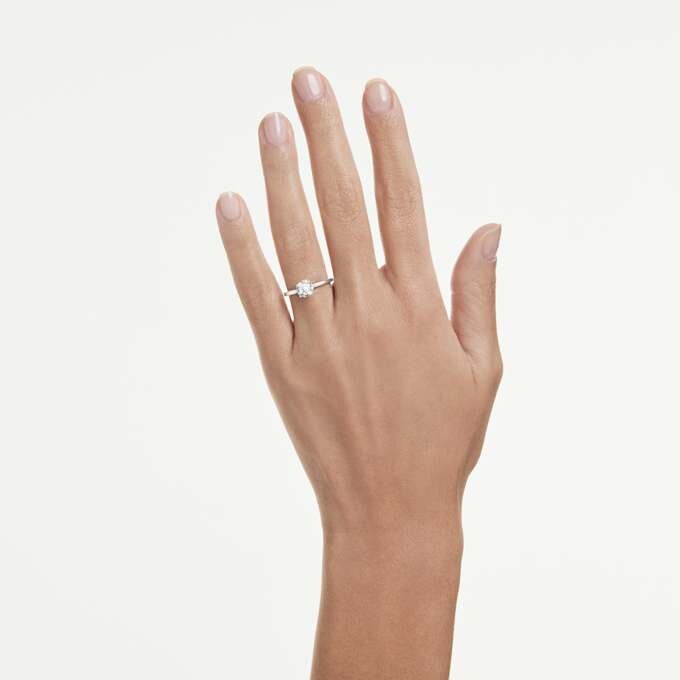 Eternity – diamanty vypěstované v laboratoři, celkem 1 karát, kulatý tvar, 14karátové bílé zlato Eternity – diamanty vypěstované v laboratoři, celkem 1 karát, kulatý tvar, 14karátové bílé zlato