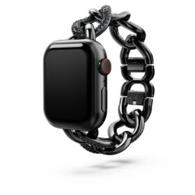 Řetízkový řemínek pro Apple Watch® 40 mm a 41 mm, černý, černá povrchová úprava