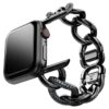 Řetízkový řemínek pro Apple Watch® 40 mm a 41 mm, černý, černá povrchová úprava