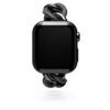 Řetízkový řemínek pro Apple Watch® 40 mm a 41 mm, černý, černá povrchová úprava
