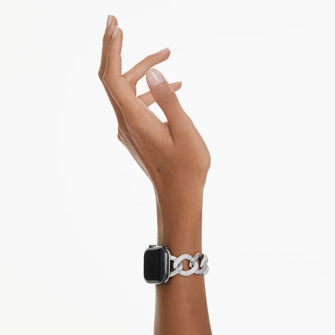 Řetízkový řemínek pro Apple Watch® 40 mm a 41 mm, stříbrný odstín, nerezová ocel Řetízkový řemínek pro Apple Watch® 40 mm a 41 mm, stříbrný odstín, nerezová ocel