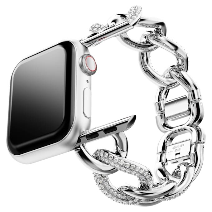 Řetízkový řemínek pro Apple Watch® 40 mm a 41 mm, stříbrný odstín, nerezová ocel Řetízkový řemínek pro Apple Watch® 40 mm a 41 mm, stříbrný odstín, nerezová ocel