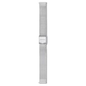 Hodinkový řemínek, šířka 13 mm (0,51″), kovový, stříbrný odstín, nerezová ocel