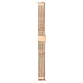 Hodinkový řemínek šířky 13 mm (0,51″), kovový, v odstínu růžového zlata, povrchová úprava v odstínu růžového zlata Hodinkový řemínek šířky 13 mm (0,51″), kovový, v odstínu růžového zlata, povrchová úprava v odstínu růžového zlata
