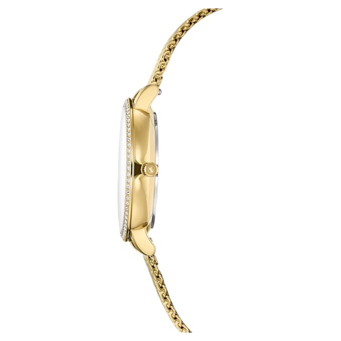 Hodinky Clarica Swiss Made, kovový náramek, zlatý odstín, zlaté provedení Hodinky Clarica Swiss Made, kovový náramek, zlatý odstín, zlaté provedení
