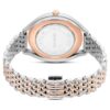 Hodinky Crystalline Aura Swiss Made, kovový náramek, růžově zlatý odstín, povrchová úprava z kombinace kovů