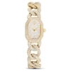 Hodinky Dextera Chain Swiss Made, krystalový náramek, zlatý odstín, zlaté provedení Hodinky Dextera Chain Swiss Made, krystalový náramek, zlatý odstín, zlaté provedení