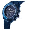 Hodinky Dextera Chrono 39 mm, vyrobeno ve Švýcarsku, kovový náramek, modré, modrá povrchová úprava Hodinky Dextera Chrono 39 mm, vyrobeno ve Švýcarsku, kovový náramek, modré, modrá povrchová úprava