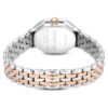 Hodinky Dextera Octagon Swiss Made, kovový náramek, stříbrný odstín, povrchová úprava v odstínu růžového zlata