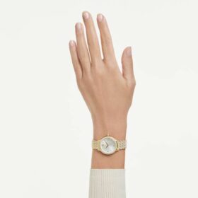 Hodinky Imber Swiss Made, kovový náramek, zlatý odstín, povrchová úprava ve zlatém odstínu