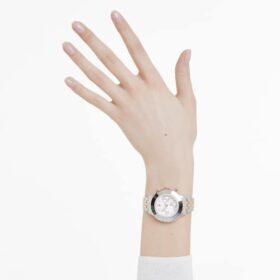 Hodinky Octea Chrono Swiss Made, kovový náramek, růžově zlatý odstín, povrchová úprava z kombinace kovů