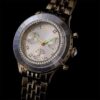 Hodinky Octea Chrono Swiss Made, kovový náramek, zlatý odstín, povrchová úprava v odstínu šampaňského zlata