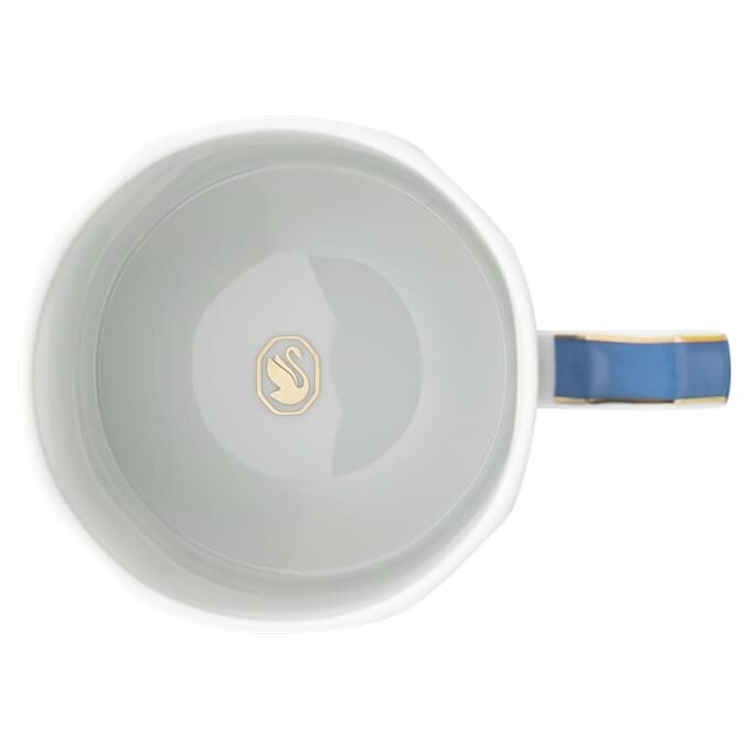 Hrnek Signum s víčkem, porcelán, modrý Hrnek Signum s víčkem, porcelán, modrý