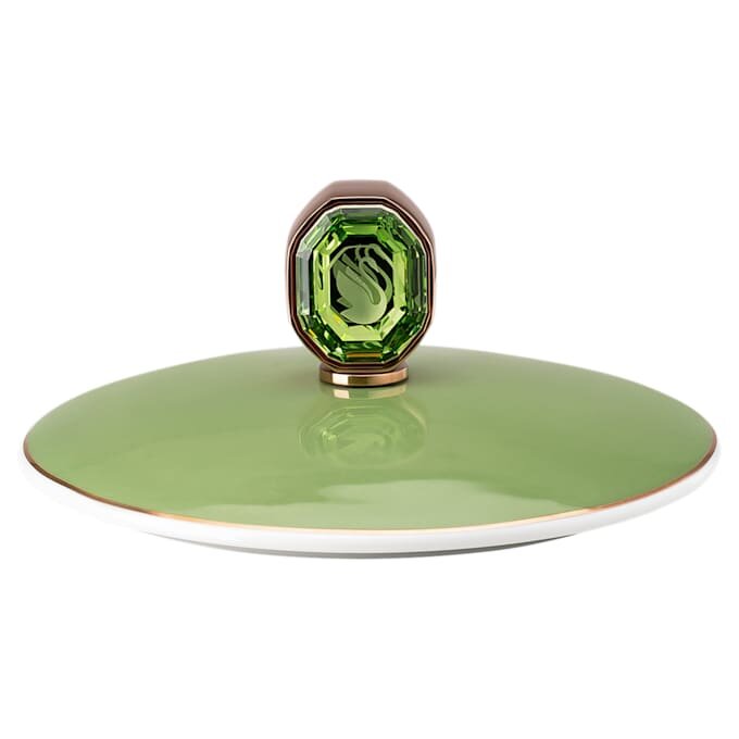 Hrnček Signum s víčkem, porcelán, zelený Hrnček Signum s víčkem, porcelán, zelený