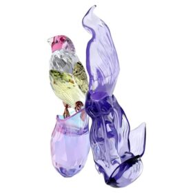 Idyllia Gouldův pěnkava a orchidej