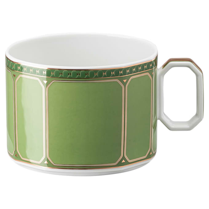 Šálek Signum s podšálkem, porcelán, zelený Šálek Signum s podšálkem, porcelán, zelený