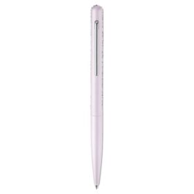 Lesklé kuličkové pero, růžové, s růžovým lakovaným povrchem, pochromované