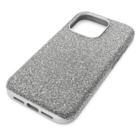 Luxusní pouzdro na smartphone iPhone® 15 Pro, stříbrný odstín