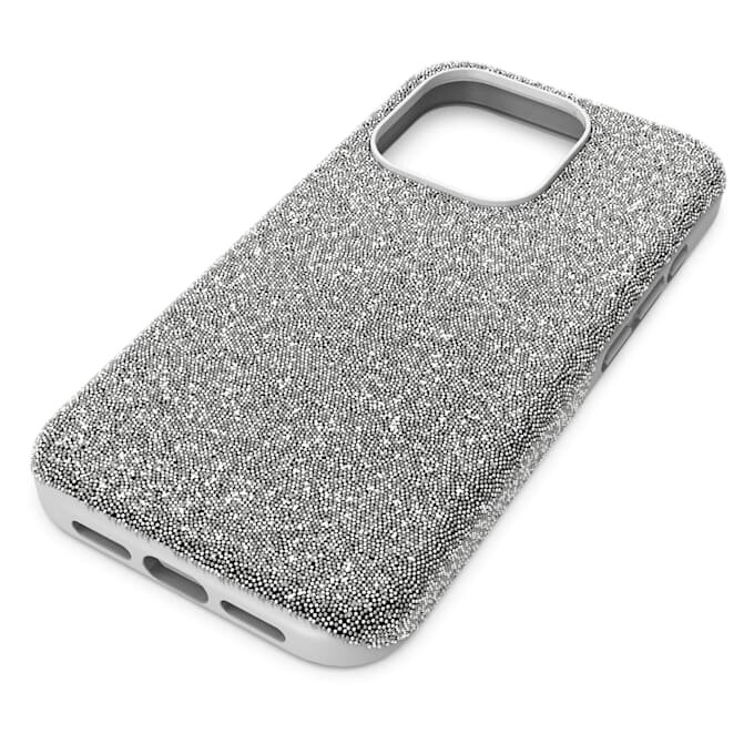 Luxusní pouzdro na smartphone iPhone® 15 Pro, stříbrný odstín Luxusní pouzdro na smartphone iPhone® 15 Pro, stříbrný odstín