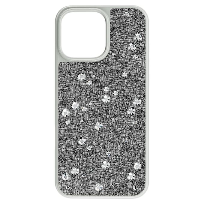 Luxusní pouzdro na smartphone s rozptýleným vzorem, iPhone® 16 Pro Max, stříbrný odstín Luxusní pouzdro na smartphone s rozptýleným vzorem, iPhone® 16 Pro Max, stříbrný odstín