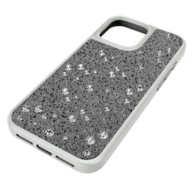 Luxusní pouzdro na smartphone s rozptýleným vzorem, iPhone® 16 Pro Max, stříbrný odstín