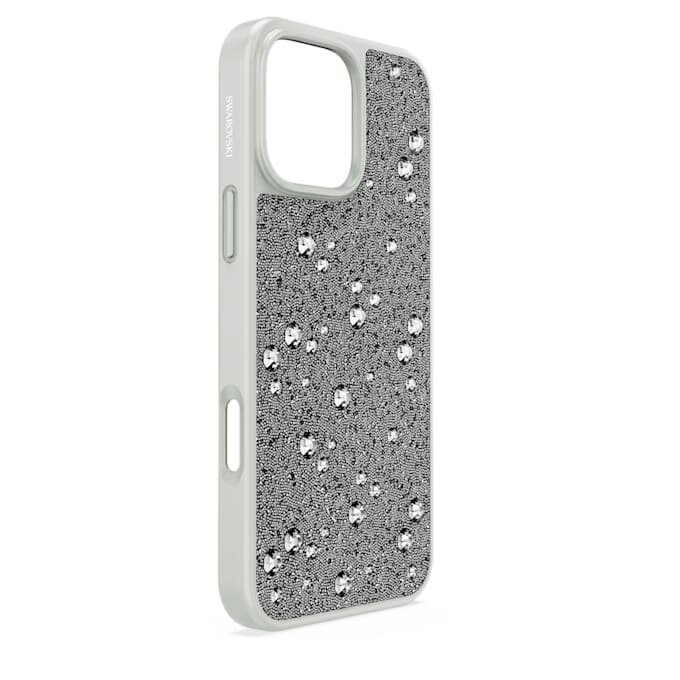 Luxusní pouzdro na smartphone s rozptýleným vzorem, iPhone® 16 Pro Max, stříbrný odstín Luxusní pouzdro na smartphone s rozptýleným vzorem, iPhone® 16 Pro Max, stříbrný odstín