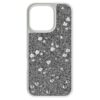 Luxusní pouzdro na smartphone s rozptýleným vzorem, iPhone® 16 Pro, stříbrný odstín