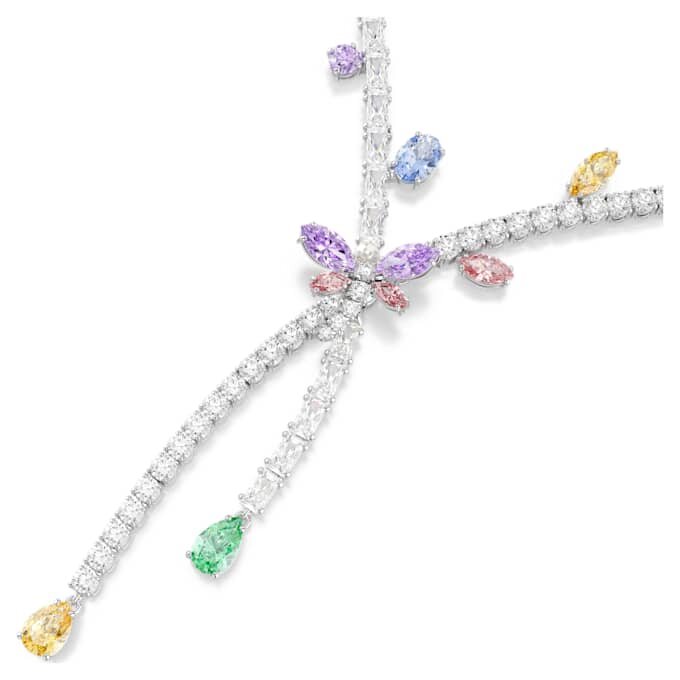 Náhrdelník Ariana Grande X Swarovski s různými briliantovými výbrusy, vážka, vícebarevný, pokovený rhodiem Náhrdelník Ariana Grande X Swarovski s různými briliantovými výbrusy, vážka, vícebarevný, pokovený rhodiem