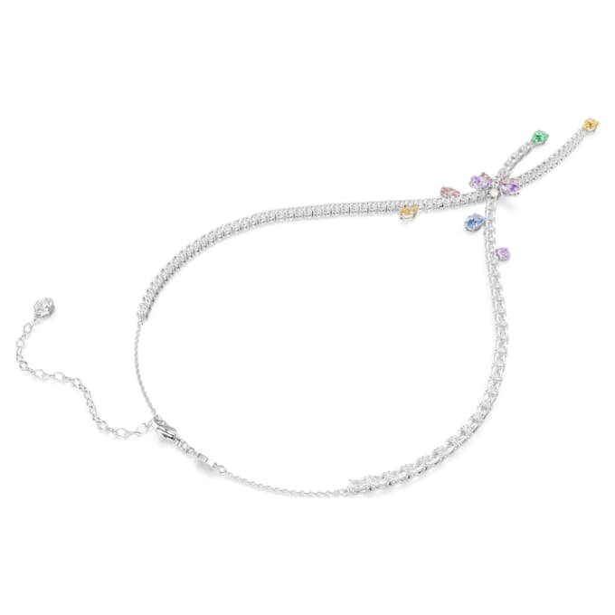 Náhrdelník Ariana Grande X Swarovski s různými briliantovými výbrusy, vážka, vícebarevný, pokovený rhodiem Náhrdelník Ariana Grande X Swarovski s různými briliantovými výbrusy, vážka, vícebarevný, pokovený rhodiem