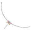 Náhrdelník Ariana Grande X Swarovski ve tvaru Y s různými briliantovými výbrusy, vážka, vícebarevný, pokovený rhodiem Náhrdelník Ariana Grande X Swarovski ve tvaru Y s různými briliantovými výbrusy, vážka, vícebarevný, pokovený rhodiem