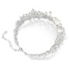 Náhrdelník Constella Crystal Pearl, kulatý brus, bílý, pokovený rhodiem Náhrdelník Constella Crystal Pearl, kulatý brus, bílý, pokovený rhodiem