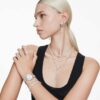 Náramek Constella Crystal Pearl, kulaté briliantové výbrusy, bílý, pokovený rhodiem Náramek Constella Crystal Pearl, kulaté briliantové výbrusy, bílý, pokovený rhodiem