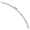 Náhrdelník Eternity Tennis s diamanty vypěstovanými v laboratoři, 7 Ct Tw, kulatý tvar, 14K bílé zlato Náhrdelník Eternity Tennis s diamanty vypěstovanými v laboratoři, 7 Ct Tw, kulatý tvar, 14K bílé zlato