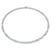 Náhrdelník Galaxy Tennis s diamanty vypěstovanými v laboratoři, celková hmotnost 47,27 Ct, různé tvary, 18K bílé zlato Náhrdelník Galaxy Tennis s diamanty vypěstovanými v laboratoři, celková hmotnost 47,27 Ct, různé tvary, 18K bílé zlato