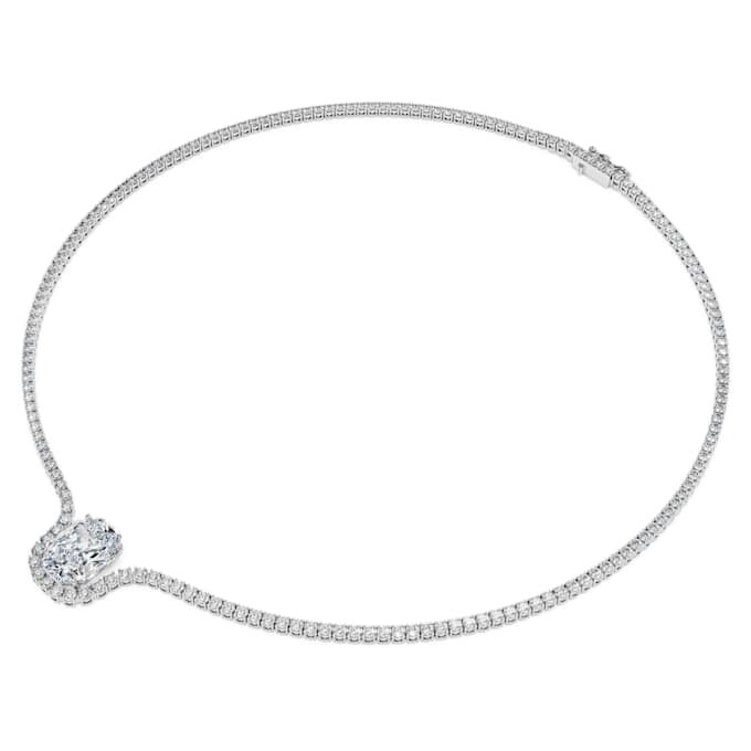 Náhrdelník Octagon s diamanty vypěstovanými v laboratoři, celková hmotnost 12,86 Ct, osmiúhelníkový tvar, 18karátové bílé zlato Náhrdelník Octagon s diamanty vypěstovanými v laboratoři, celková hmotnost 12,86 Ct, osmiúhelníkový tvar, 18karátové bílé zlato