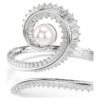 Náramek Ariana Grande X Swarovski s křišťálovými perličkami, broušenými do tvaru bagety, bílý, pokovený rhodiem Náramek Ariana Grande X Swarovski s křišťálovými perličkami, broušenými do tvaru bagety, bílý, pokovený rhodiem