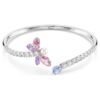 Náramek Ariana Grande X Swarovski s různými tvary, vážka, vícebarevný, pokovený rhodiem
