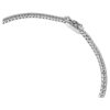 Náramek Eternity Tennis s diamanty vypěstovanými v laboratoři, celková hmotnost 1,5 Ct, kulatý tvar, 14K bílé zlato