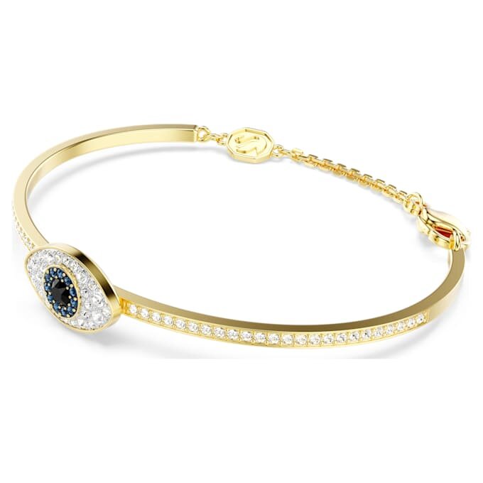 Náramek Symbolica „Evil Eye“, modrý, pozlacený Náramek Symbolica „Evil Eye“, modrý, pozlacený